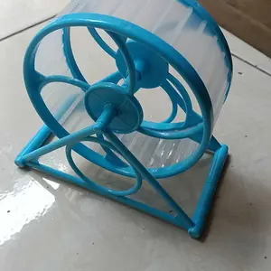Petcho Roda Lari Hamster Anti Bising Tahan Gigitan Aman Tidak Terjepit PVC Treadmill Mainan Kecil