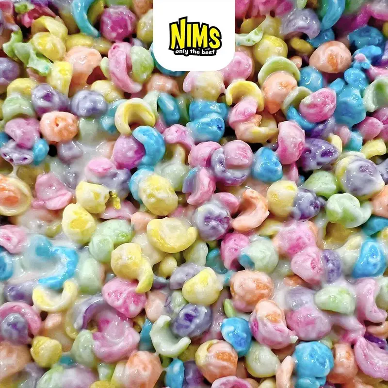 Socola trắng Cầu vồng Nims giòn tan chảy hạt khuyết 2