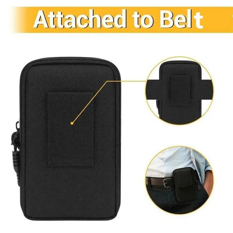 [Youth Zone]1PC Tactical Molle Pouch Belt Waist Bag Waist Bag Mobile Phone Coin Purse Pocket Belt  Pouch Pack Vintage Hip Bag Outdoor Sports Camping Hiking Bag 4