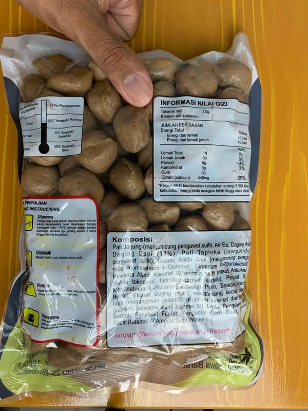 Bakso Putri Sapi Isi 100 Butir Berat 1000 Gram Baso Pentol Sahila Shahila 6