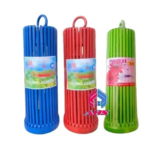 FOLDING 30 STIK/GANTUNGAN PUTAR Gantungan Hanger Biru Merah