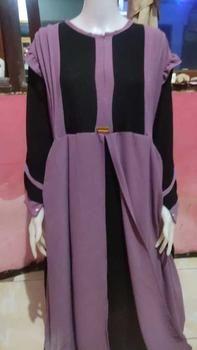 Product Review of MAXY DRESS TERBARU/GAMIS WANITA DEWASA JUMBO TERLARIS/MAXI DRESS DEWASA MODERN/GAMIS LEBARAN Crinkle Kombinasi from R**f 2