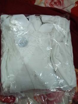 Product Review of Na Fashion- NAMIRA Dress Gamis Malaysia Kombinasi Brukat Bahan Crinkle Premium mix brokat sapto minimalis cantik mewah elegant from m**m m**️ 0