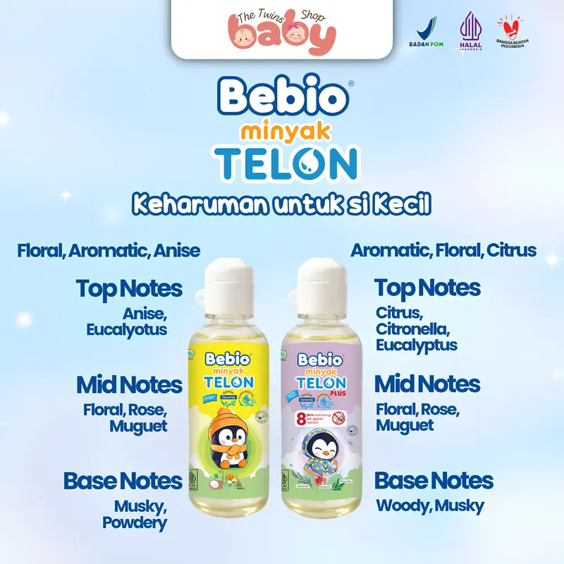 Bebio Minyak Telon Ceramide Original & Plus - 60 ml | Menghangatkan & Melindungi Skin Barrier Kulit Bayi 4