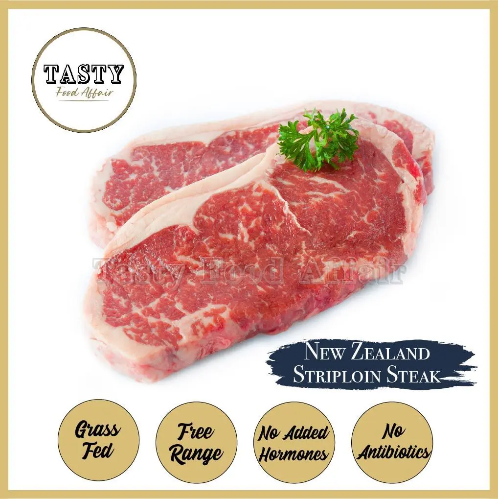 [Tasty Food Affair] New Zealand Chilled Striploin Beef Steak (Grass Fed)