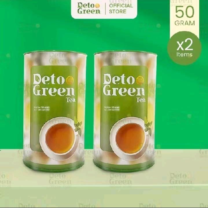 deto green tea detox pencernaan 0