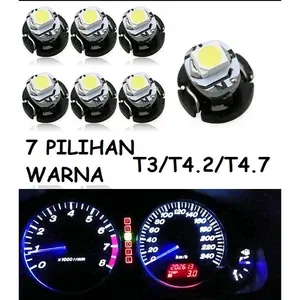 Lampu Led Panel AC Dashboard Speedometer T3 T4.2 T4.3 Wedge Mobil