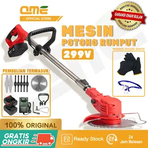 QME- Mesin Potong Rumput Kualitas Tinggi 299V/88V/ Pemotong Rumput Listrik Pemangkas Rumput Dengan Baterai Li-ion