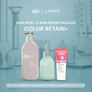 [DSE X LABORE: HAIR RESET DUO] DSE Dermascalp Expert Shampoo & Conditioner with Labore Revive Cream 10ml | Perawatan Rambut Anti Rontok | Perawatan Harian