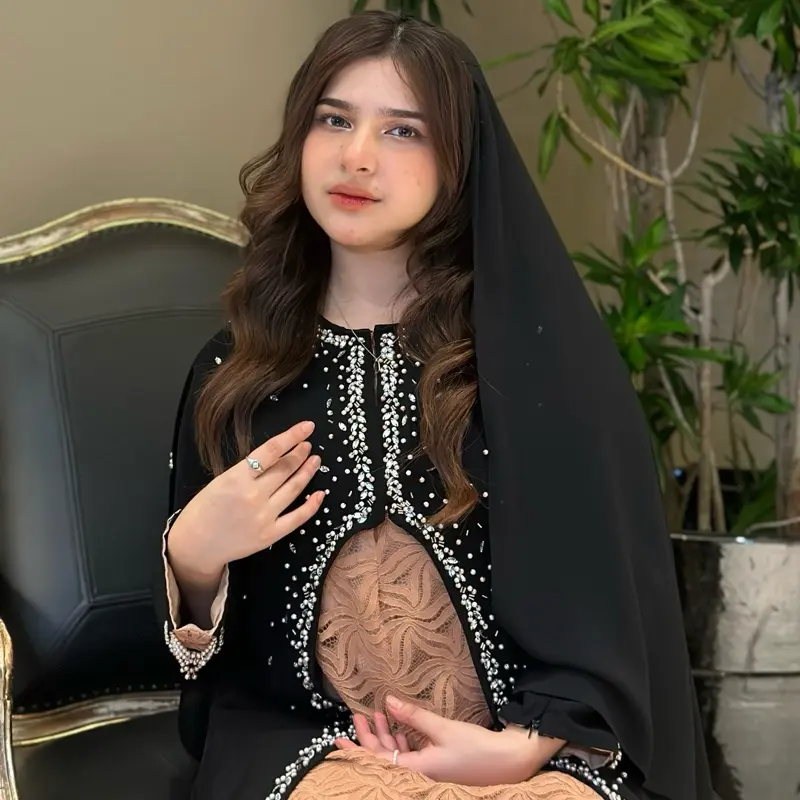 Abaya Faheera oleh Nadeea.id_ Brokat Elegan Mewah untuk Wanita Muslim 8