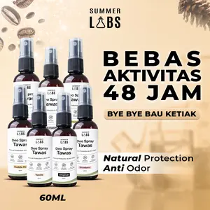 SummerLabs - Deodorant Tawas Tahan 48jam Deo Spray Natural Anti Bau Ketiak Aman Kulit Sensitif Ketek