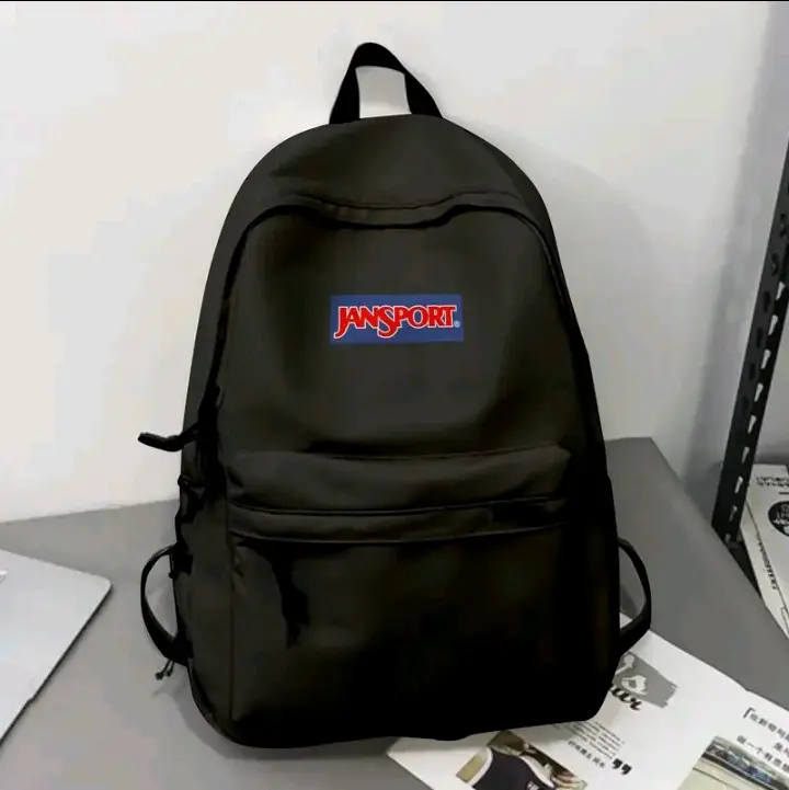 Zafran bags-Tas JANSPORT Backpack Sekolah SD SMP SMA  Pria Wanita keren Elegan unsiex Fungsional Ransel Leptop Hitam
