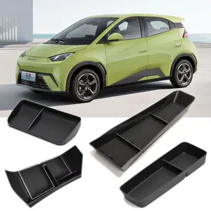 BYD Atto 1 Console Central Lower Screen Rear Storage Box Tray Konsol Kotak Tengah Bawah AC Belakang Layar Konsol