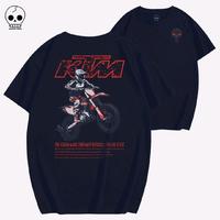 Gambar Underpake Kaos Distro Pria Trail Offroad Extreme Motorcross Bikers Adventure T-shirt KTM Series - Hitam, S dari Blandwire Cloth Kab. Bandung 1 Tokopedia