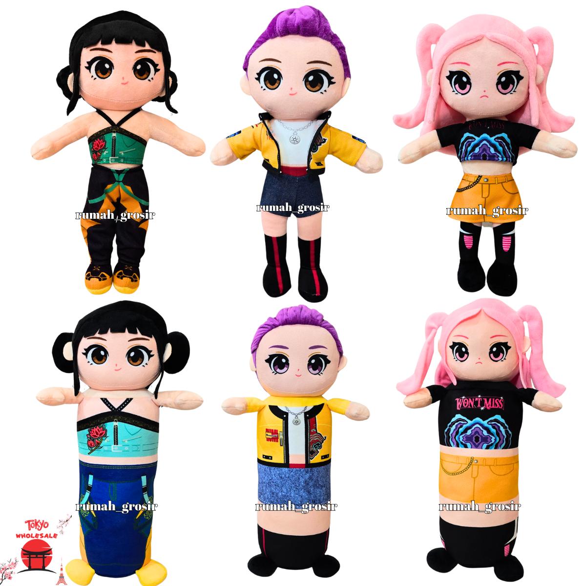 Plushie - Boneka KPOP Demon Hunter Golden Huntrix Boneka KPOP Karakter Mira Zoey Rumi