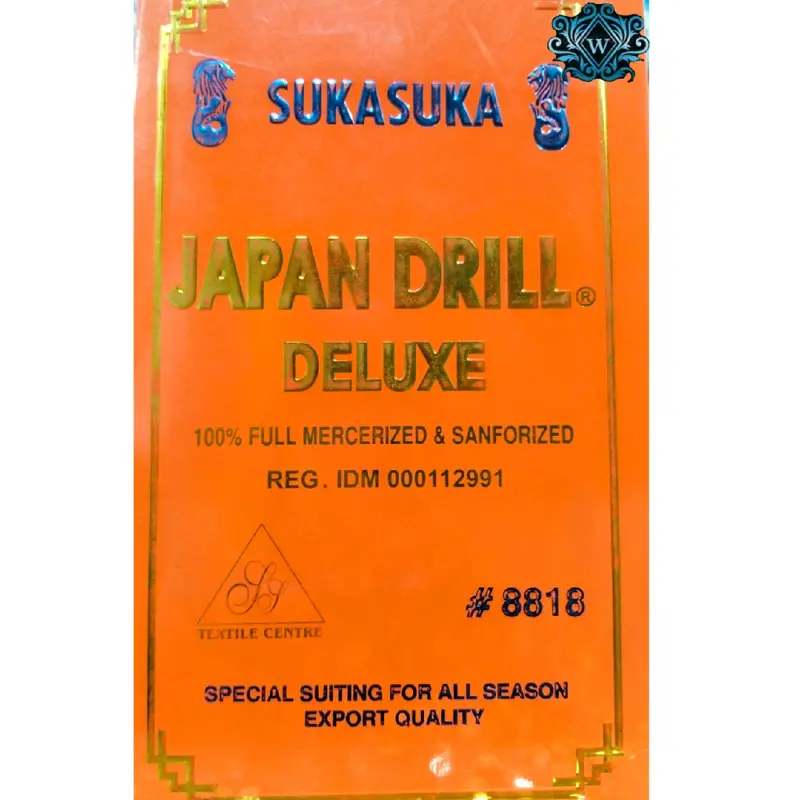 Kain Seragam Suka Suka Japan Drill 150cm - Bahan Halus dan Lembut Perlengkapan Pakaian 0