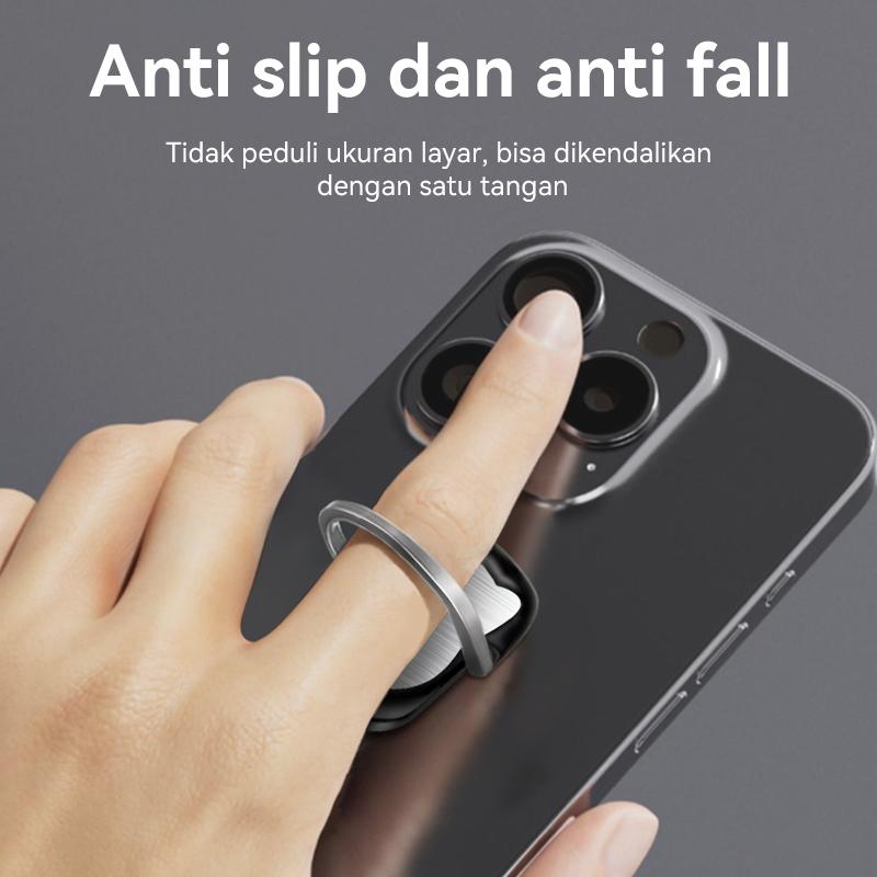 UP32 Ring Holder HP Anti Jatuh, Cincin Pegangan HP Portable dengan Dudukan Mobil untuk Semua Smartphone UP32 Ring Holder HP Anti Jatuh, Cincin Pegangan HP Portable dengan Dudukan Mobil untuk Semua Smartphone