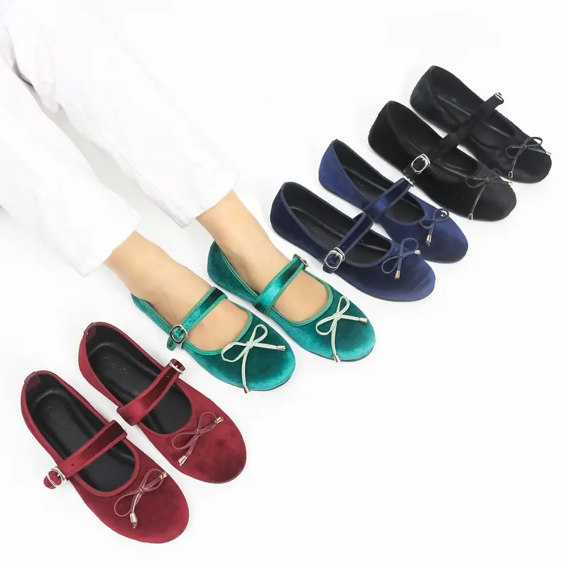 Clavio Cassandra Sepatu Wanita Flatshoes Wanita Pijakan Empuk Super Mewah Dan Nyaman 0