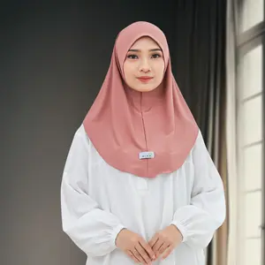 ALMA ARRA - Hijab Bergo Instan Arra Nonped Jersey Sporty // Kerudung Bergo Arra Sporty Jilbab Oval Muslim