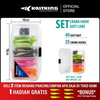 Gambar [OFFICIAL] KastKing Paket 66 pcs Softlure soft lure umpan pancing branded proberos paddle tail 2g/7.0 cm mancing casting ultralight baits #Alat Pancing - T Tail Bait dari Kastking Indonesia Kab. Tangerang 1 Tokopedia