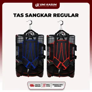 [KHUSUS LIVE] Umi Kasum Tas Gendong Sangkar Burung Ransel Multifungsi Untuk Murai Lovebird Kacer Kenari Cucak Ijo Bentuk Bulat Kotak | TG