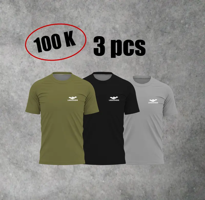 Paket Murah 100 rb 3 pcs . Paket murah / jersey running pria dan wanita / jersey Likegoods 0