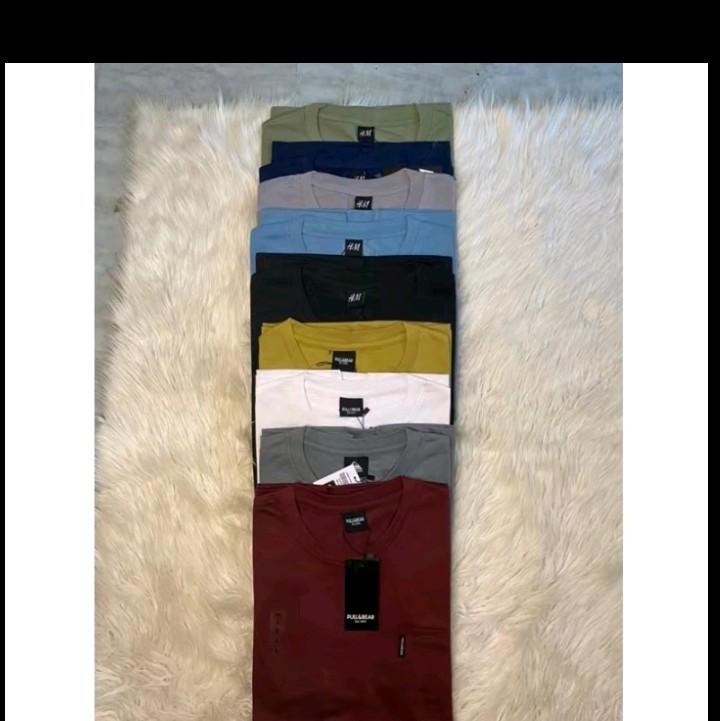 4 pcs 100 ribu |  kaos poket saku |pria /wanita RENDOM WARNA  |lengan pendek santai|  kaos polos  Semi Katun Baju Oblong Distro Dewasa  t-shirt 5