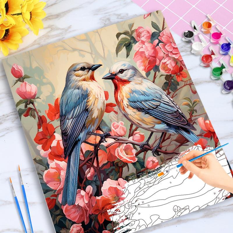 Oil Paint By Numbers Handpainted Picture Drawing Cuckoo Paint For Painting Home Decor DIY Frame 2