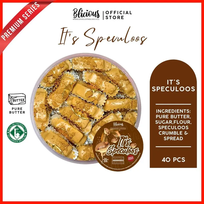 Blicious Premium Cookies It's Speculoos | Coklat rasa Beeskof - TikTok ...