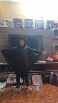 Product Review of Kostum Pakaian Model Kelawar Haiwan, Tema Halloween, Uniseks, Jumpsuit Kanak-kanak dan Jubah, Sesuai untuk Pertunjukan Pentas dan Pakaian Persembahan from N**i 0