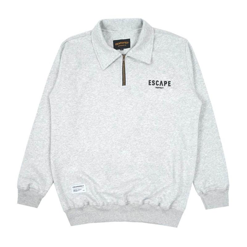 Escaperfect Sweater Halfzip Cashel - Misty 1