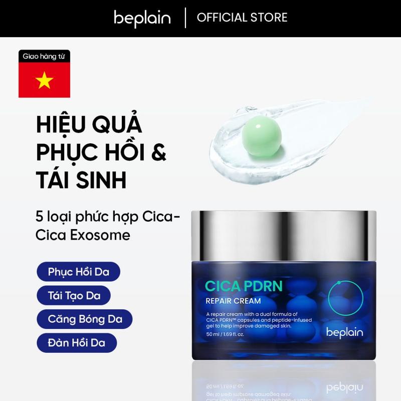 Đáng giá Kem dưỡng BEPLAIN CICA PDRN phục hồi, trẻ hóa làn da & cấp ẩm, đàn hồi
