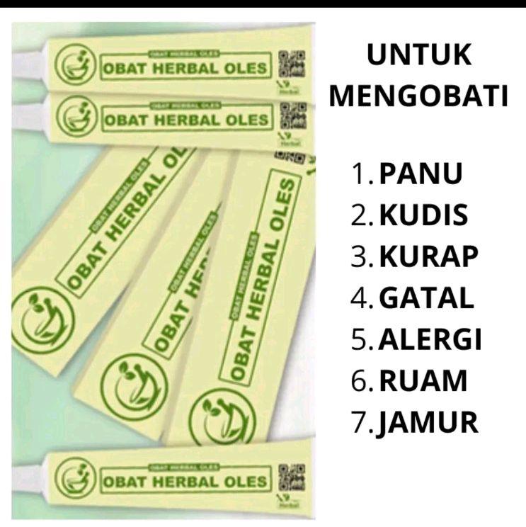 (Promo 1 Pcs Diskon Besar " an )Salep Herbal Original Pereda Gatel Panu Dan Kurap daun sintrong 1
