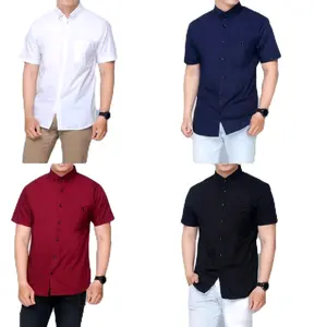 baju atasan pria casual dewasa lengan pendek full kancing bahan toyobo aktif santai pendek maroon  shirts Baju Dewasa Katun Pria Casual Kerah Mewah Blue manis whiteboard xxl.m l xl ️ navy kemeja zig zag navy Minimalist