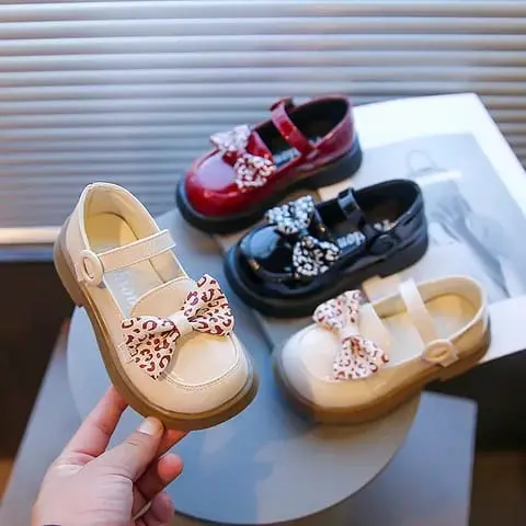 Sepatu Docmart Anak Wanita Cantik Motif Pita Batik  Lucu / Sepatu Anak Perempuan Trendy Sepatu Casual Pesta Terbaru 1