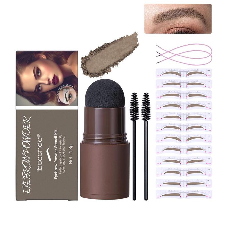 Product Introduction of Eyebrow Powder Set Waterproof Long Lasting Soft Mushroom Head Eyebrow Styling Makeup 27