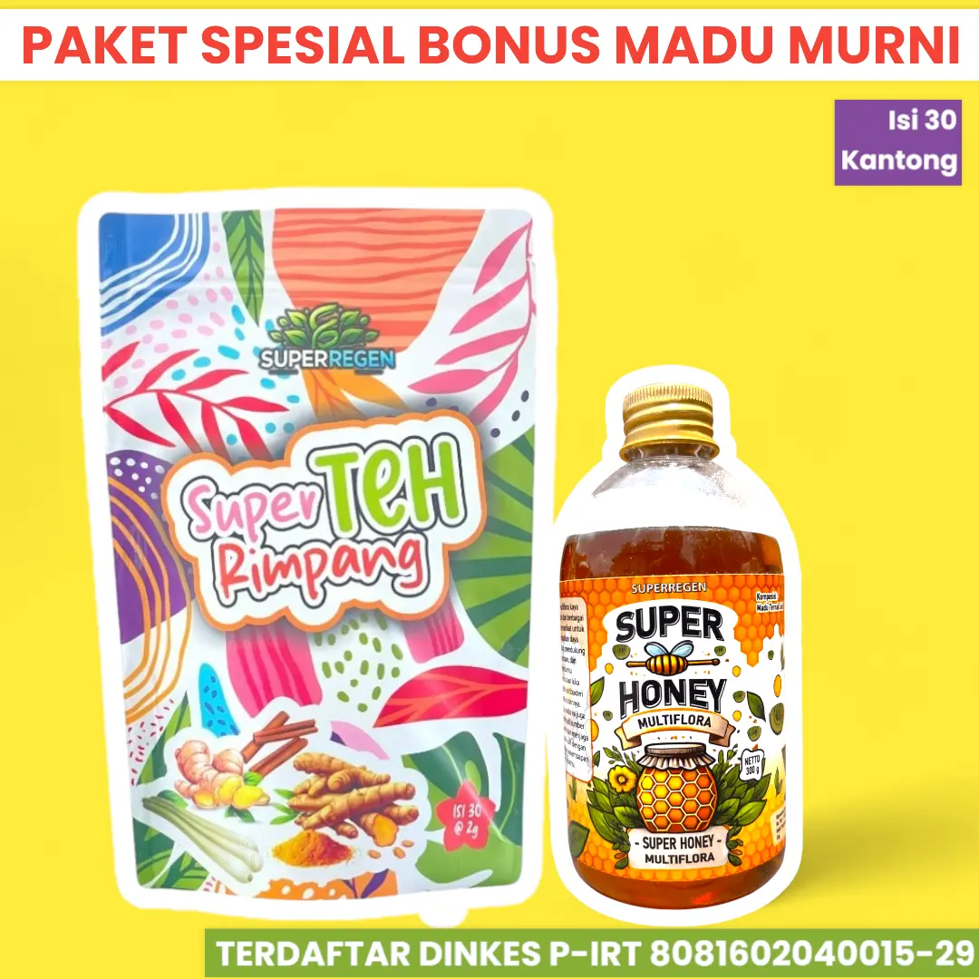 Spesial Teh Rimpang Bonus Madu
