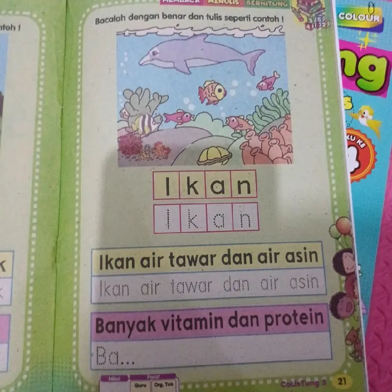 Buku 1 Paket isi 4 buku  CALISTUNG ~ Edukasi 8