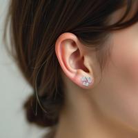Gambar Diamond Flower Pink earring 18k-Diamond Jewelry dari Diamond Jewelry Kota Administrasi Jakarta Utara 3 Tokopedia
