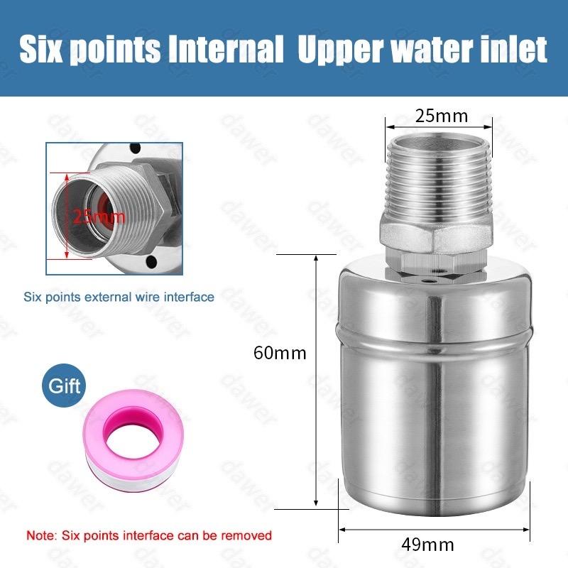304 Stainless Steel Float Valve Level Level Water Controller sepenuhnya otomatis 3