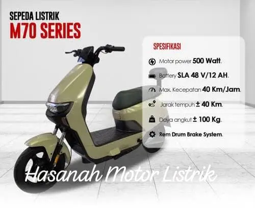SEPEDA LISTRIK M70 Lithium NEW SERIES UWINFLY NEW M70 Lithium 1