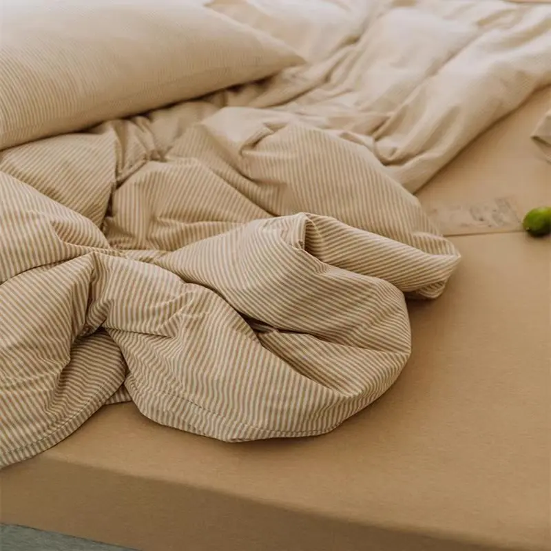 Ga Trải Giường, Màu Tự Nhiên, Chất Liệu Cotton, Màu Trơn Thích Hợp Cho Trẻ Em, Được Làm Bằng Cotton Nguyên Chất Dệt Kim Hữu Cơ, Thân Thiện Với Làn Da, Thích Hợp Cho Mùa Thu Và Mùa Đông, Được Làm Bằng Bông Ấn Độ, Kiểu Ga Trải Giường