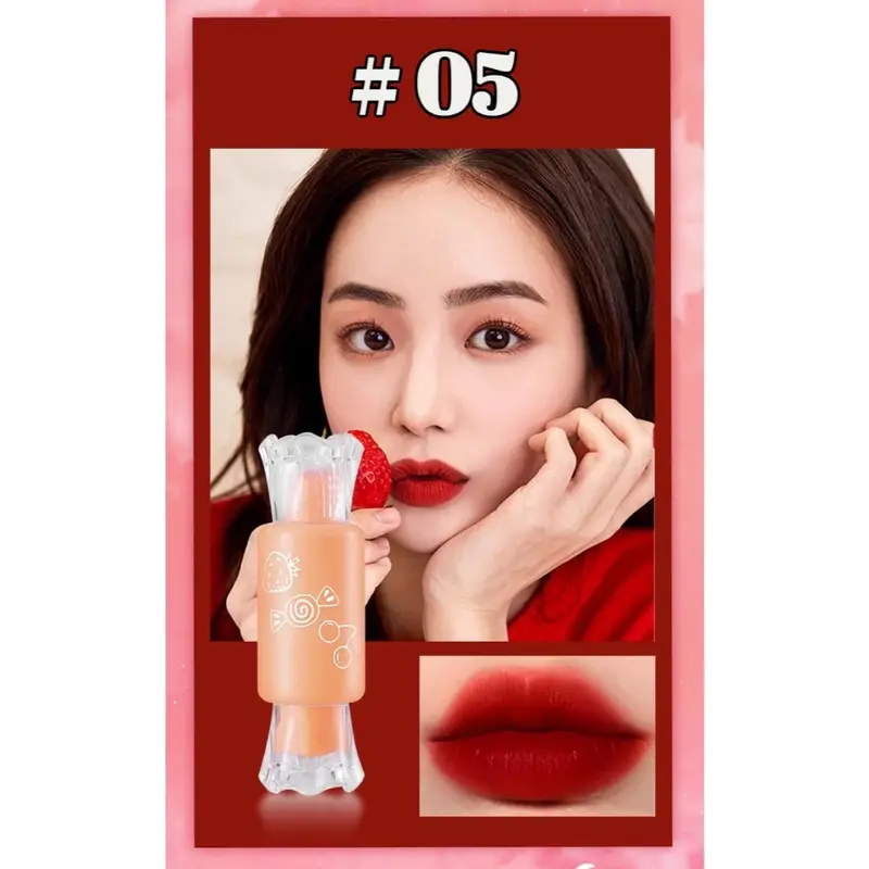 LIP TINT LIP CREAM CANDY TAHAN AIR CEPAT KERING LEMBUT DI BIBIR DENGAN HASIL CANTIK MAKSIMAL 8