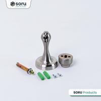 Gambar SORU - Penahan Pintu - Round Magnetic Door Stopper - Ganjalan Pintu Stainless Steel - Black dari Soru Indonesia Kota Bandung 5 Tokopedia