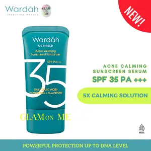 Wardah UV Shield Acne Calming Sunscreen Moisturizer SPF 35 PA+++ 35ml