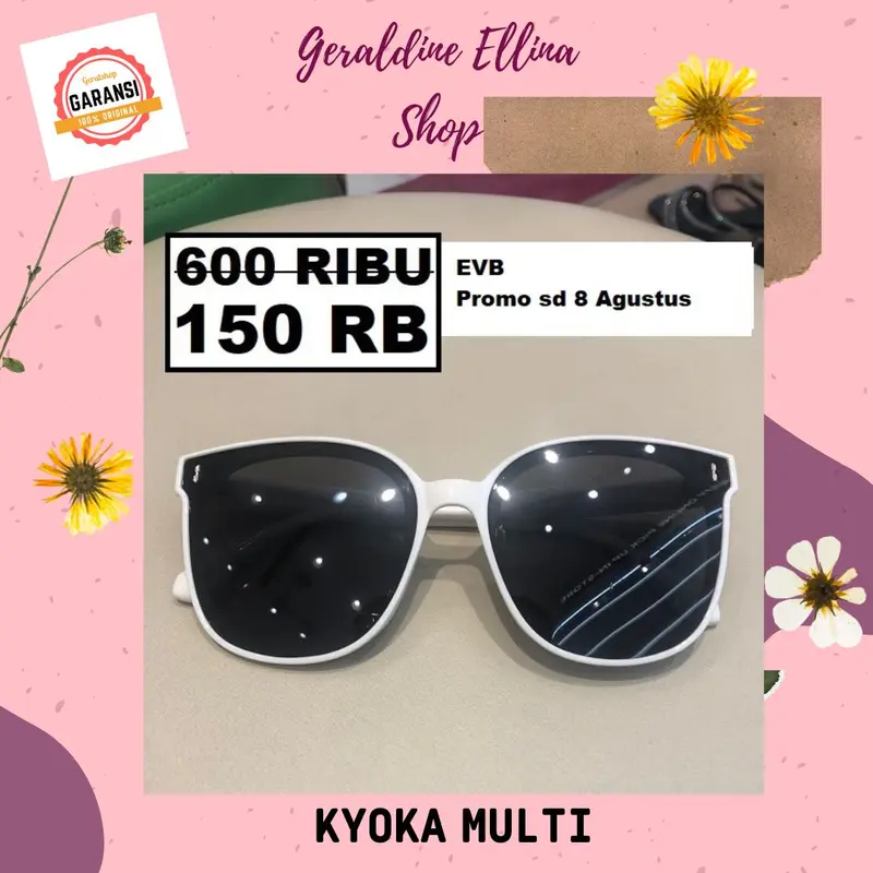 Kacamata sunglasses EVB sale KYOKA 100% original store Shop