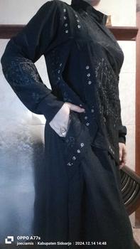 Product Review of Na Fashion- NAMIRA Dress Gamis Malaysia Kombinasi Brukat Bahan Crinkle Premium mix brokat sapto minimalis cantik mewah elegant from j**u j**h 2