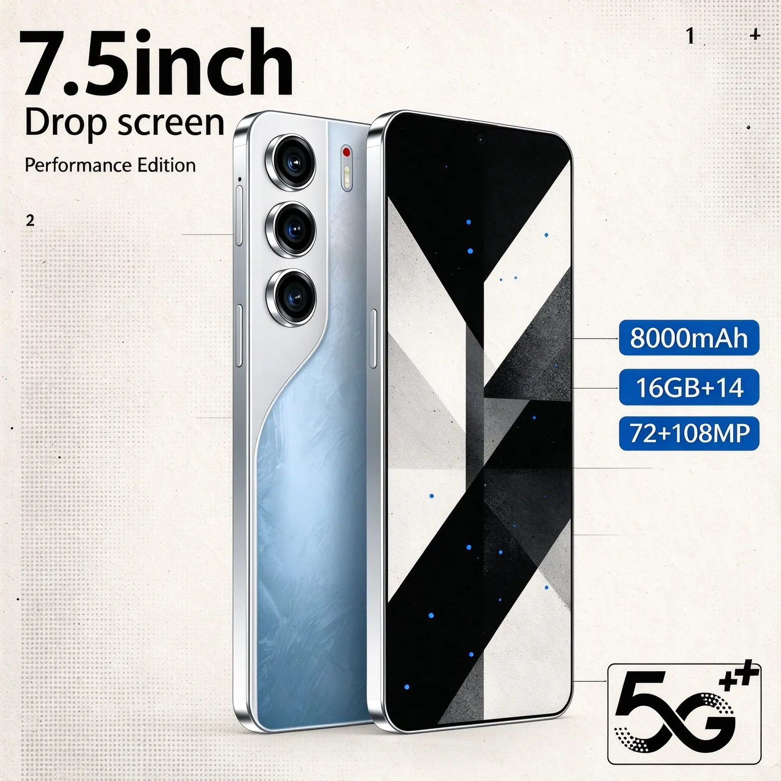 [New Brand] INFINX note 60 8000mAh 25W, 72+108MP OIS 7.5 Inch Flash ...