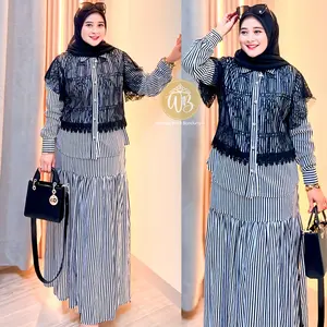 WIDYA BUTIK BANDUNG - SETELAN BAJU ROK WANITA SILVIA SET ROK TERBARU