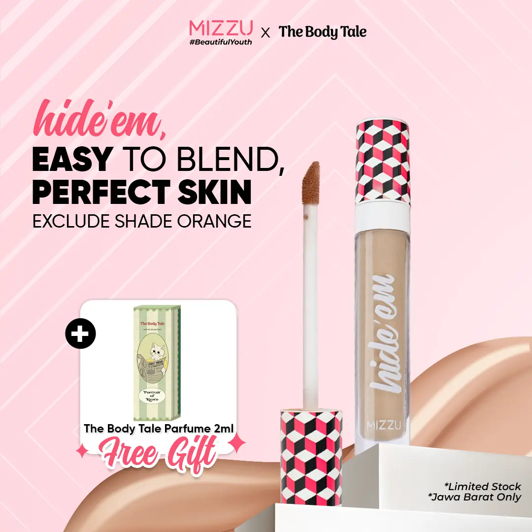 Mizzu Hide’em Contour And Concealer Hazel - Concealer Corrector Wajah Foundation